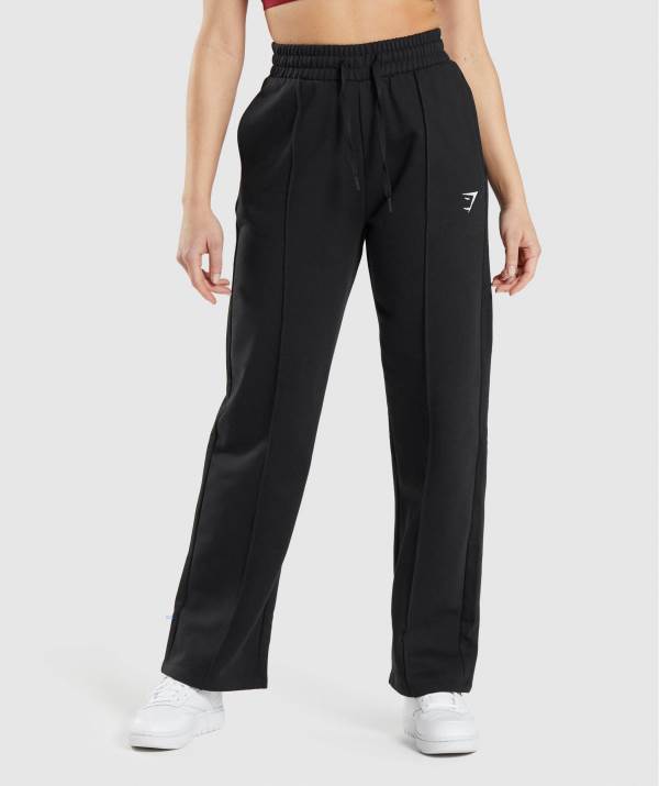 Damske Joggers Gymshark Training Straight Leg Čierne | KR3207146